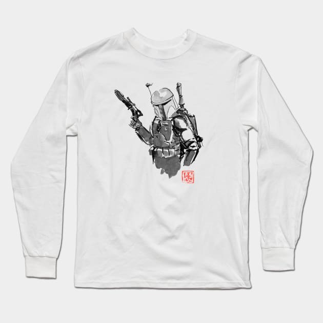 boba fett Long Sleeve T-Shirt by pechane